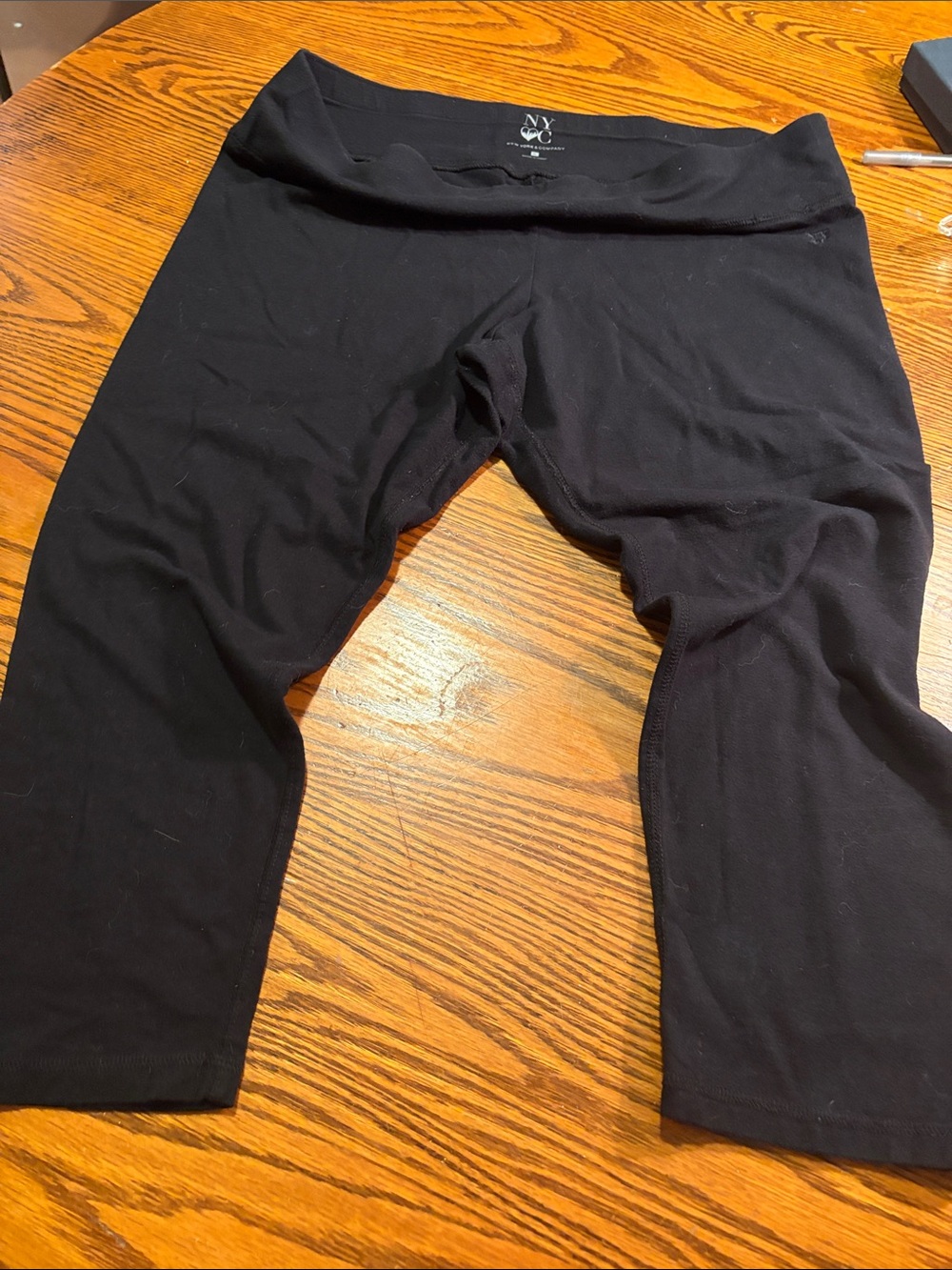 New York & Company Black women Capri Leggings